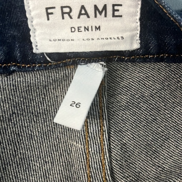 Frame Denim Dark Blue Ankle Jeans - Picture 10 of 10